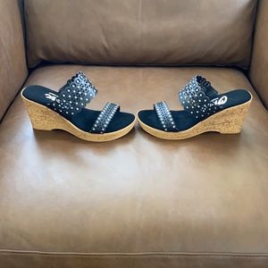 Onex Pretty black wedges